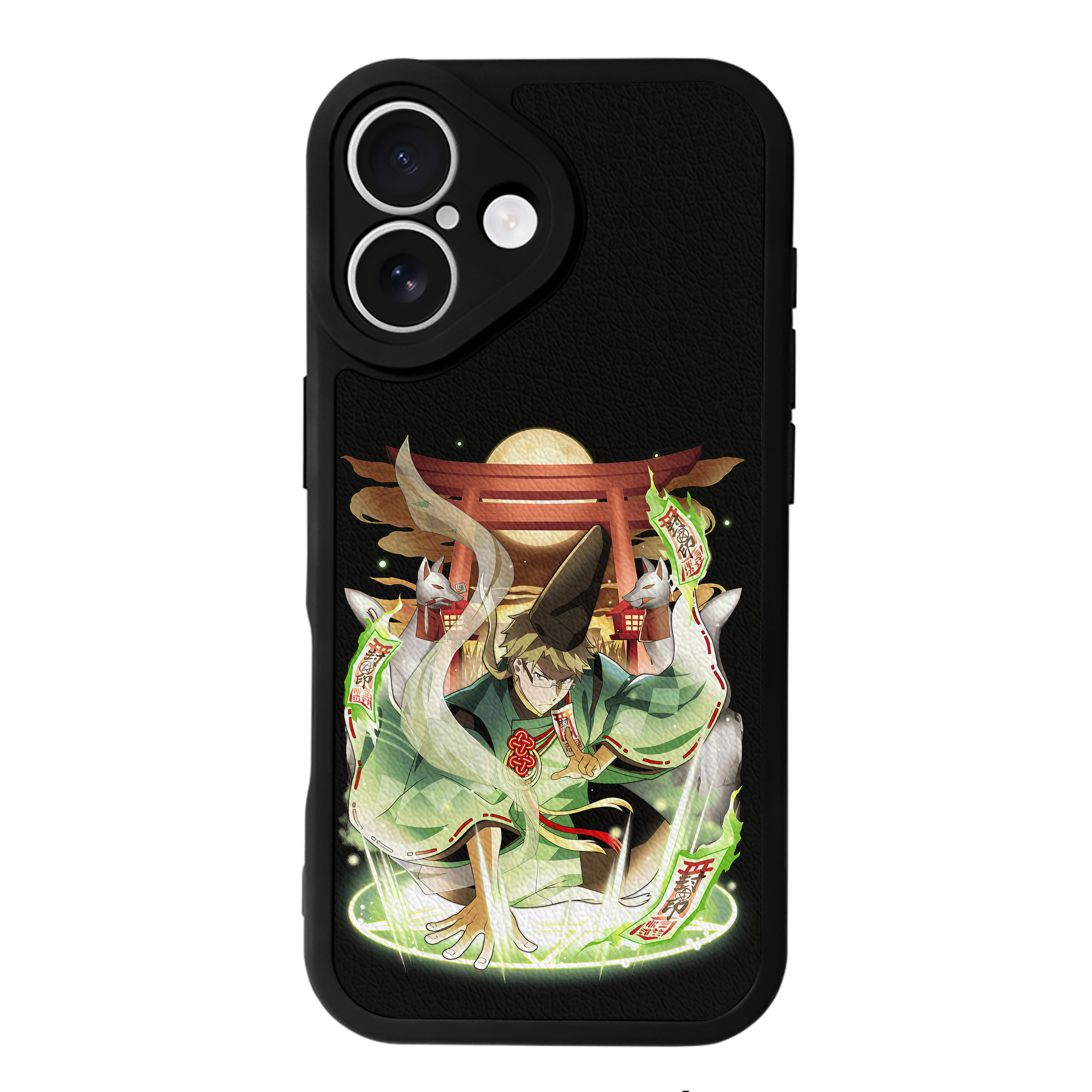 （画像用） 文豪ストレイドッグス Bungo Stray Dogs 【iPhone 16シリーズ対応】シリコンスマホケース（レザー調） 材質：シリコン